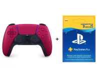 SONY DualSense kontroler czerwony + Playstation Plus 90 dni - 699521 - zdjęcie 1